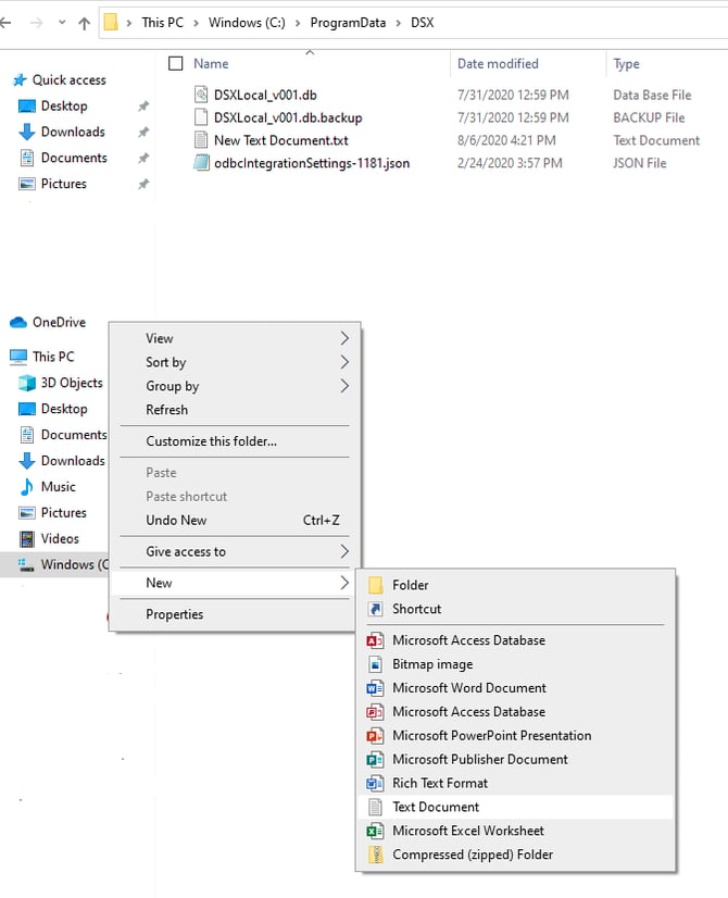 DSX Update file