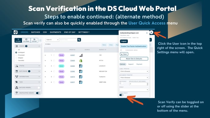 Enable Scan Verify 3