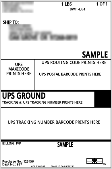 Ups Collection Ref Example Populating Reference Fields on Labels