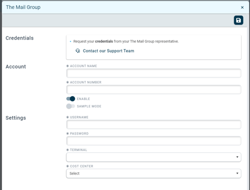 mail group account settings